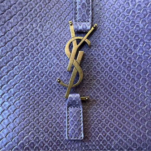 Saint Laurent LE 5 A 7 YSL Shoulder Bag in Python - Picture 2 of 6